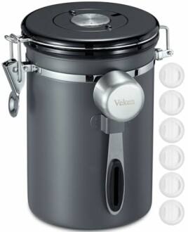 Veken Stainless Steel Coffee Canister