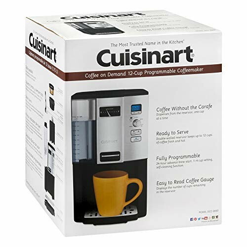 Box of Cuisinart 12-cup programmable coffeemaker